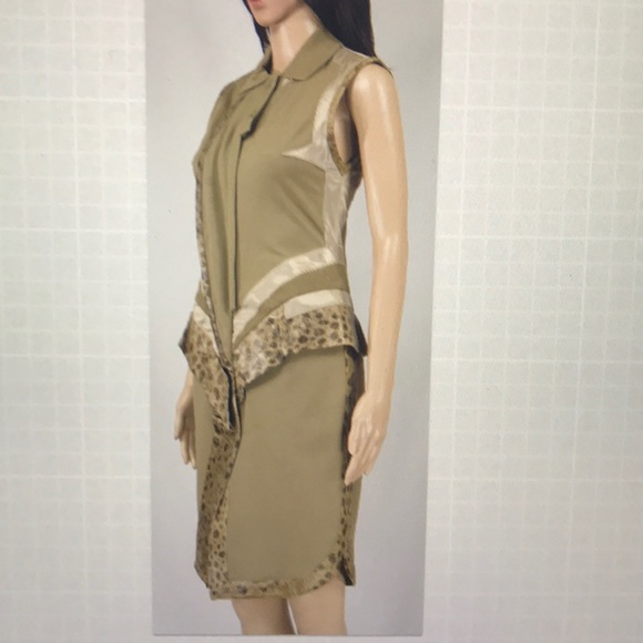 Givenchy runway leather trim dress 2012 Spring - Picture 4 of 10